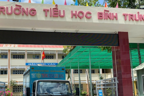 Chuyến xe Thư viện thông minh lưu động 03/04/2025 tại Trường tiểu học Bình Trưng, huyện Châu Thành